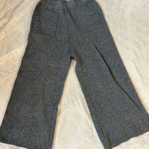 Gray Wide-Leg Pants